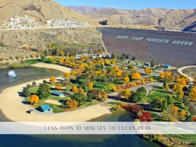 5085 S Taboo Pl, Boise, ID 83716 - drone / aerial view of a mountain backdrop