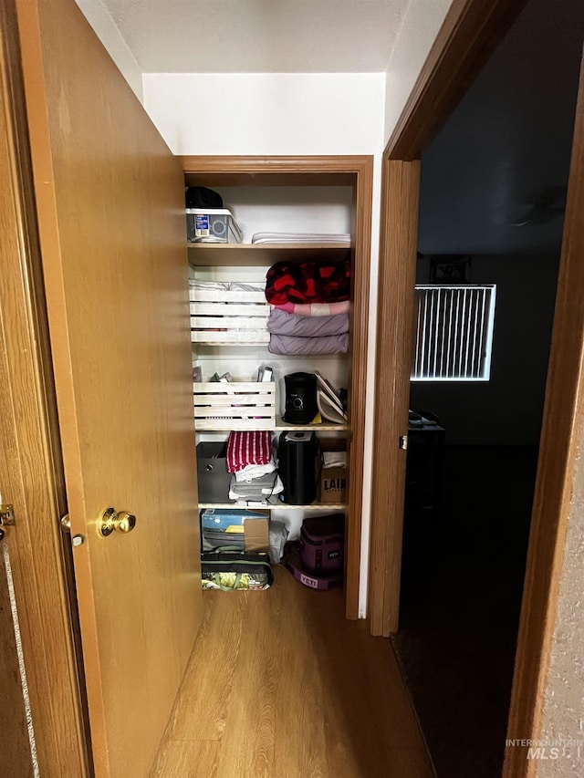 view of closet