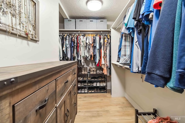 9115 S Palena Ave, Kuna, ID 83634 - spacious closet featuring light wood-style floors