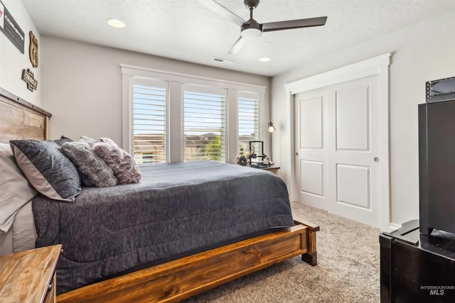 9115 S Palena Ave, Kuna, ID 83634 - bedroom featuring carpet floors and ceiling fan