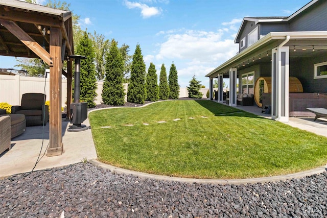 9115 S Palena Ave, Kuna, ID 83634 - view of yard with a patio