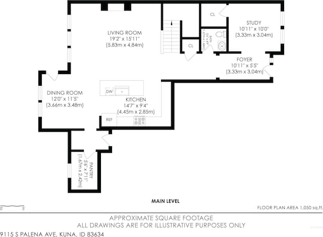 9115 S Palena Ave, Kuna, ID 83634 - floor plan / room layout