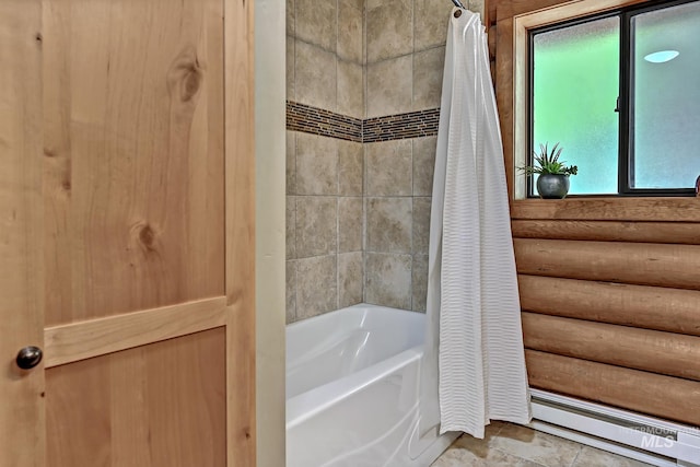 10 Daggett Rim, Boise, ID 83716 - bathroom featuring baseboard heating and shower / bath combo