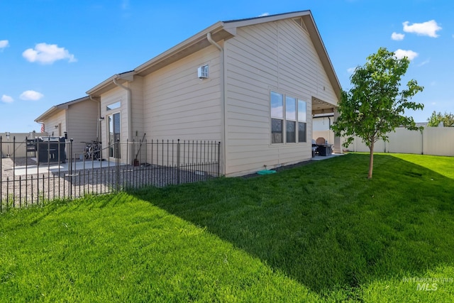 view of property exterior featuring a patio