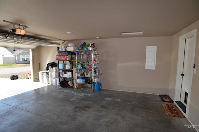 2431 Legacy Ct, Clarkston, WA 99403 - garage featuring electric panel and a garage door opener