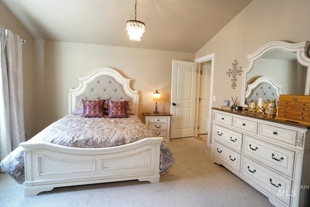 2431 Legacy Ct, Clarkston, WA 99403 - bedroom featuring light carpet and lofted ceiling