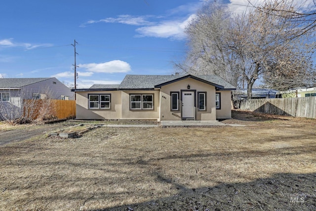 view of rear view of property