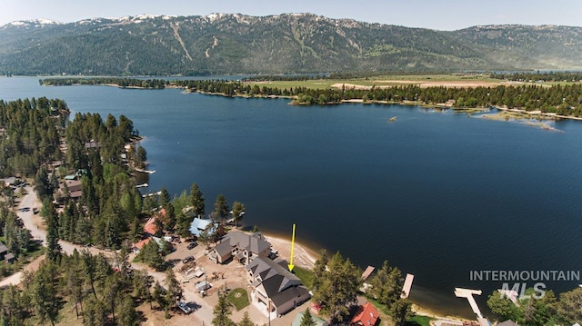 12975 Sandy Dr, Donnelly, ID 83615 - water view featuring a mountain backdrop
