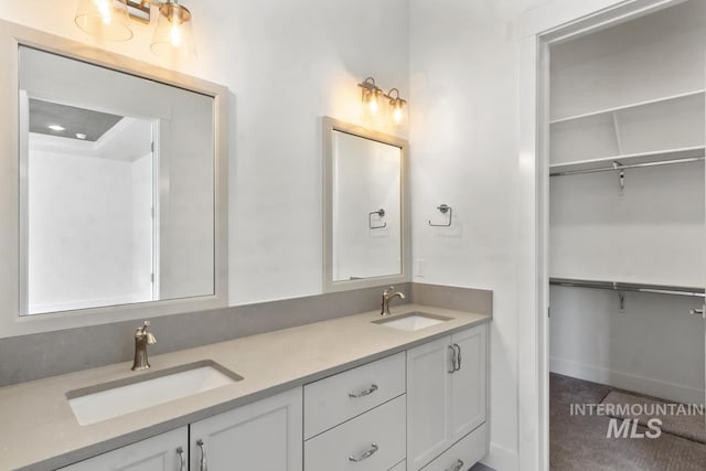 12975 Sandy Dr, Donnelly, ID 83615 - full bath with double vanity and a walk in closet