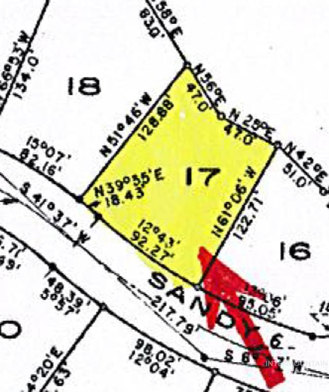12975 Sandy Dr, Donnelly, ID 83615 - map showing property parcels