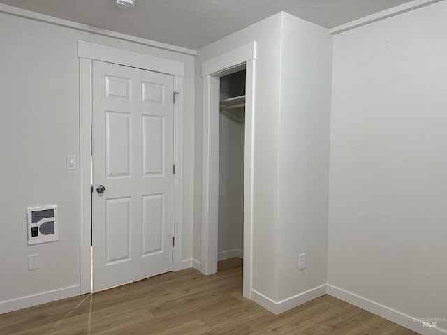 closet with heating unit