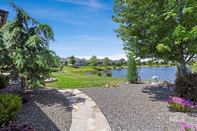 547 S Rivermist Ave, Star, ID 83669 - view of grassy yard featuring a water view and a residential view