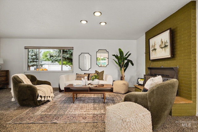 222 Dawn St, Eagle, ID 83616 - carpeted living room featuring recessed lighting