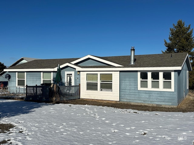 view of ranch-style house