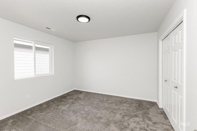 3937 W Tribute St, Meridian, ID 83642 - unfurnished bedroom featuring carpet floors, baseboards, visible vents, and a closet