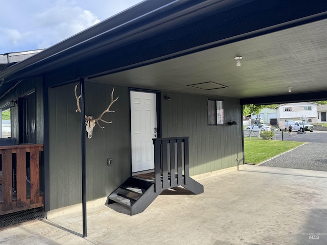 view of property entrance