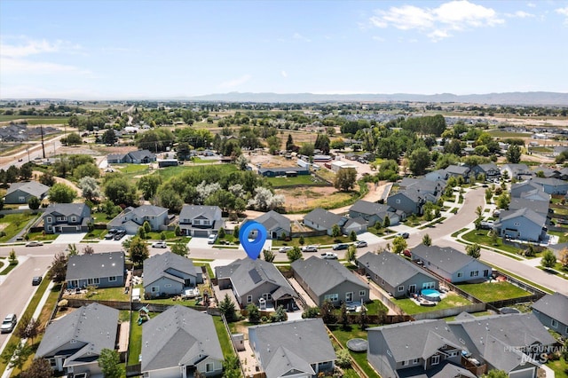 4590 E Stone Falls Dr, Nampa, ID 83686 - aerial view of residential area with a mountainous background