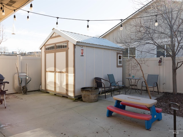 view of outbuilding