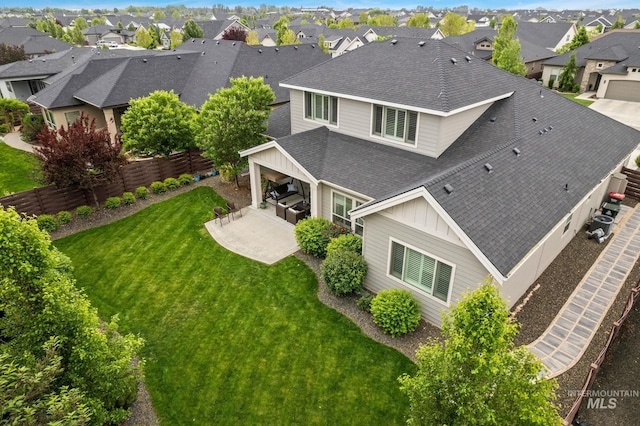 6922 N Agrarian, Meridian, ID 83646 - aerial view of residential area