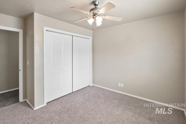 720 E Main St, Jerome, ID 83338 - unfurnished bedroom featuring carpet flooring, a closet, and baseboards