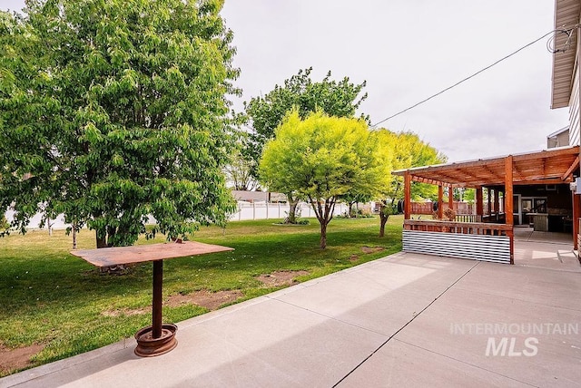 720 E Main St, Jerome, ID 83338 - view of patio featuring a pergola