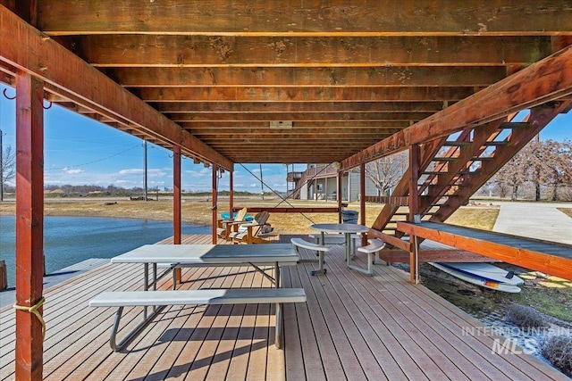 view of deck