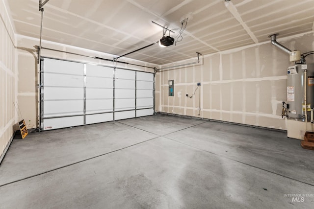 690 N Tessa Ave, Meridian, ID 83642 - garage with a garage door opener and water heater
