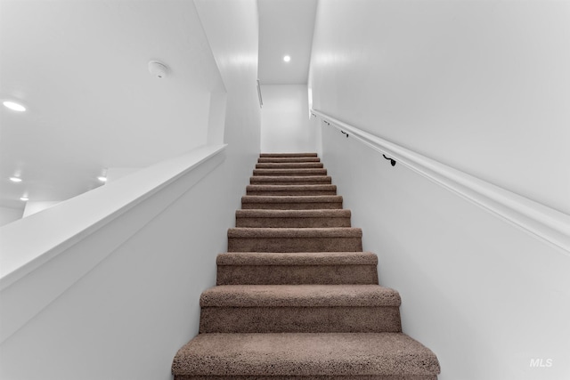 690 N Tessa Ave, Meridian, ID 83642 - stairs featuring recessed lighting