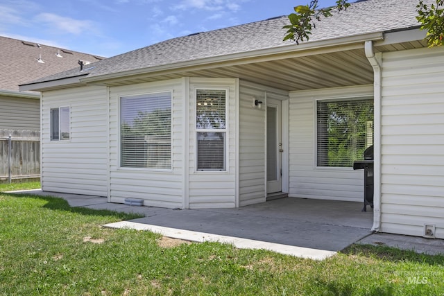 1030 Caswell Ave W, Twin Falls, ID 83301 - back of house featuring a patio area and a shingled roof