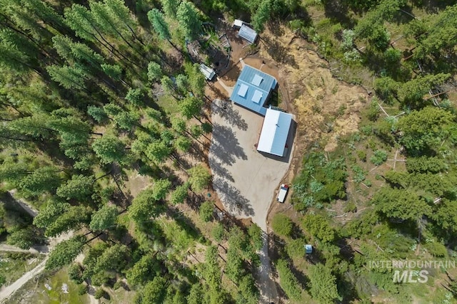 aerial overview of property's location