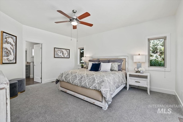 356 E Lake Briar Ln, Eagle, ID 83616 - bedroom with carpet and a ceiling fan