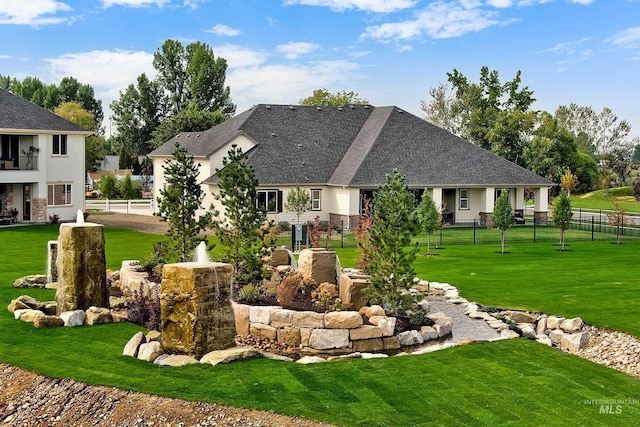 view of rear view of property