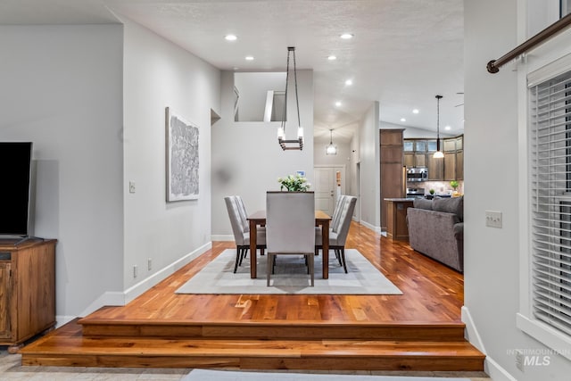 2411 S Marypost, Eagle, ID 83616 - dining space featuring light wood-style flooring and recessed lighting