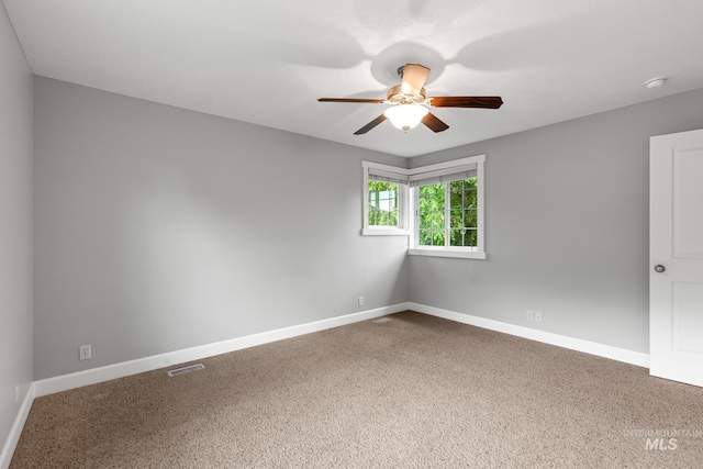 2411 S Marypost, Eagle, ID 83616 - unfurnished room with ceiling fan, carpet flooring, and a smoke detector