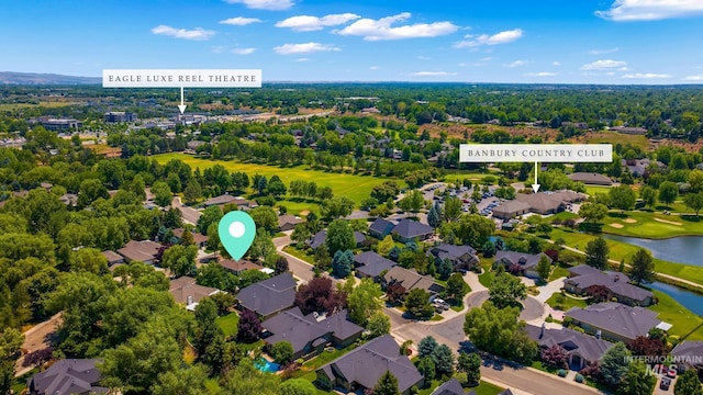 2411 S Marypost, Eagle, ID 83616 - bird's eye view of a nearby body of water