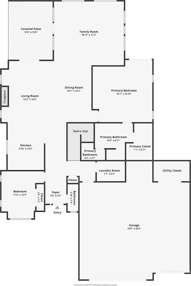 2411 S Marypost, Eagle, ID 83616 - view of property floor plan