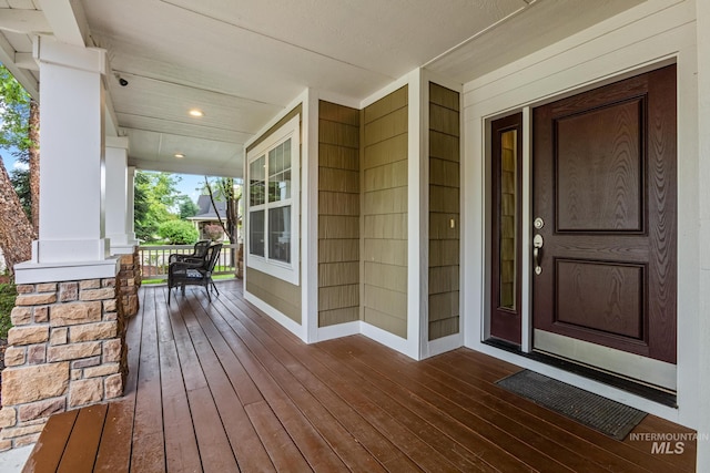 2411 S Marypost, Eagle, ID 83616 - view of wooden porch