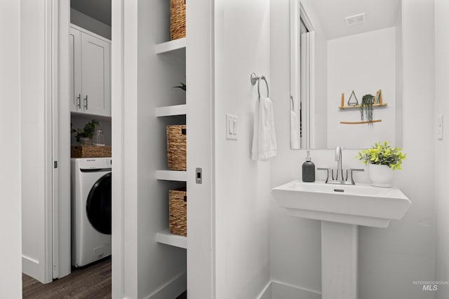10148 Irongate Dr, Nampa, ID 83687 - interior space with washer / dryer and visible vents