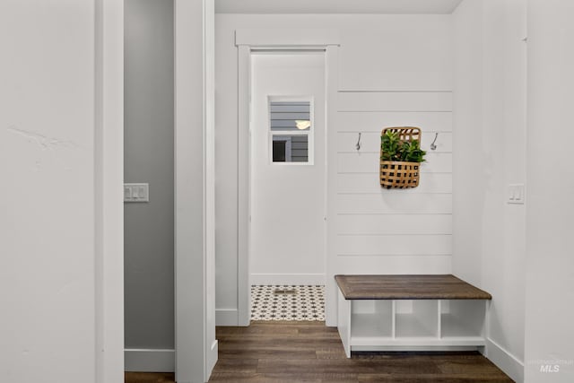 10148 Irongate Dr, Nampa, ID 83687 - mudroom with baseboards and dark wood-style flooring