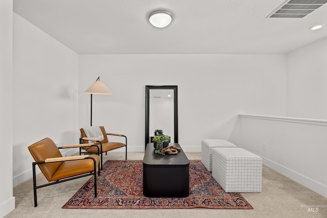 10148 Irongate Dr, Nampa, ID 83687 - living area with recessed lighting, carpet floors, visible vents, and baseboards