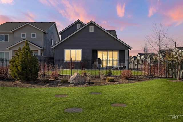 10148 Irongate Dr, Nampa, ID 83687 - exterior space featuring a lawn and fence