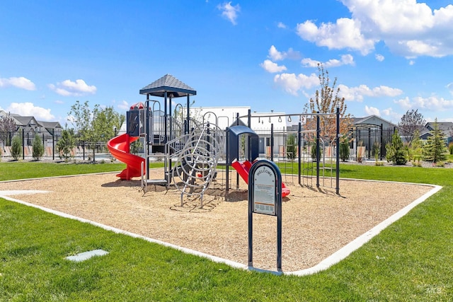 10148 Irongate Dr, Nampa, ID 83687 - community jungle gym with fence and a yard