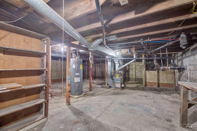412 6th Ave N, Twin Falls, ID 83301 - unfinished below grade area with electric water heater and heating unit