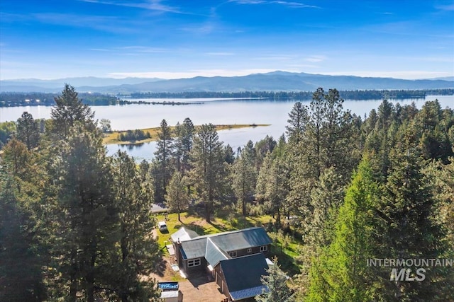 2163 W Mountain Rd, Donnelly, ID 83615 - aerial view of a water and mountain view