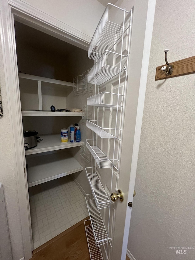 view of pantry