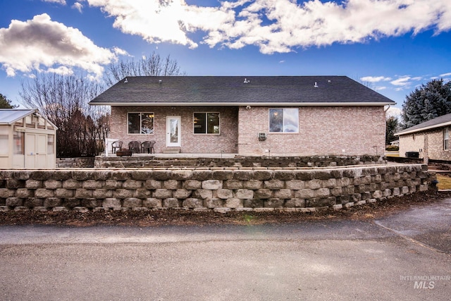 view of rear view of house