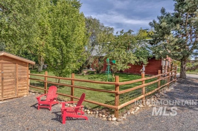 4610 Power Rd, Ontario, OR 97914 - view of yard featuring an outbuilding