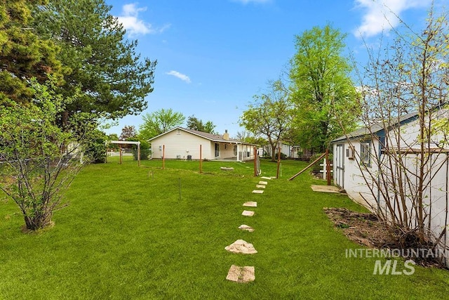 view of yard