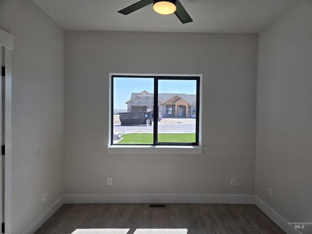 531 Full Moon Way, Twin Falls, ID 83301 - spare room with ceiling fan and wood finished floors