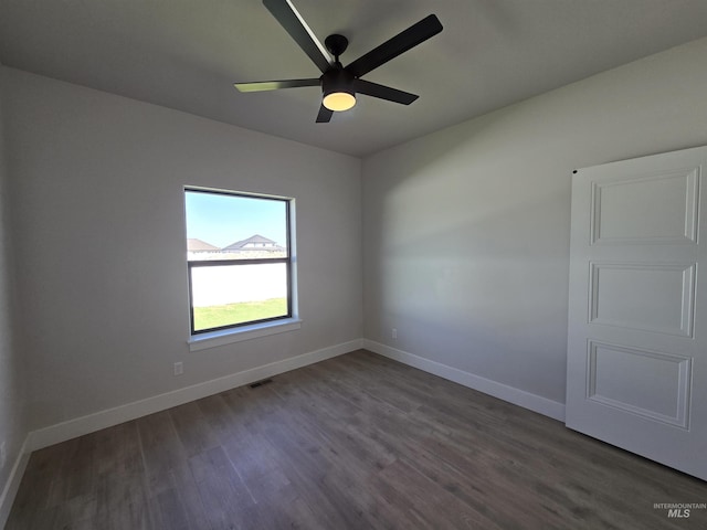 531 Full Moon Way, Twin Falls, ID 83301 - empty room featuring wood finished floors and a ceiling fan